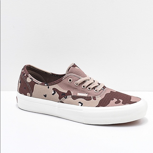 vans authentic brown